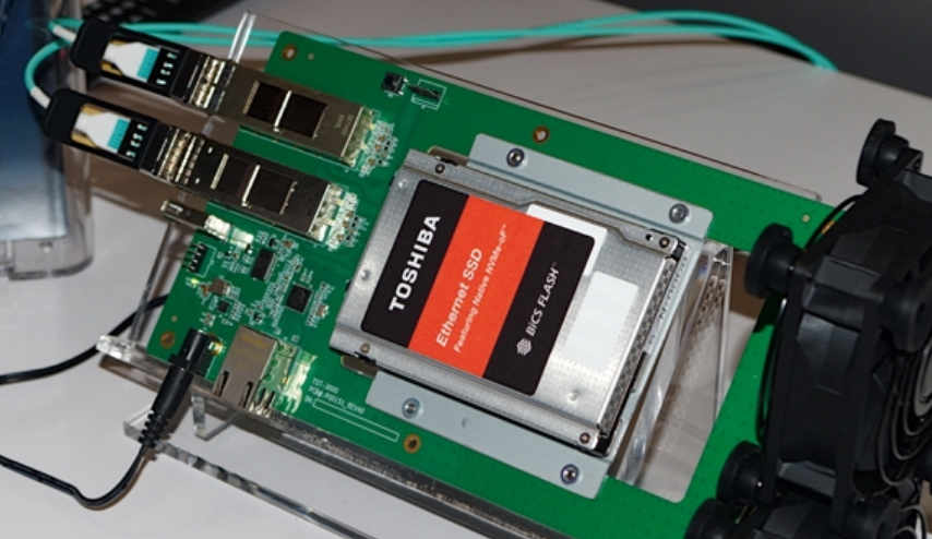 固態(tài)硬盤能上網(wǎng)？Marvell、東芝展示以太網(wǎng)SSD